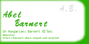 abel barnert business card